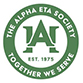 Alpha Eta Society logo