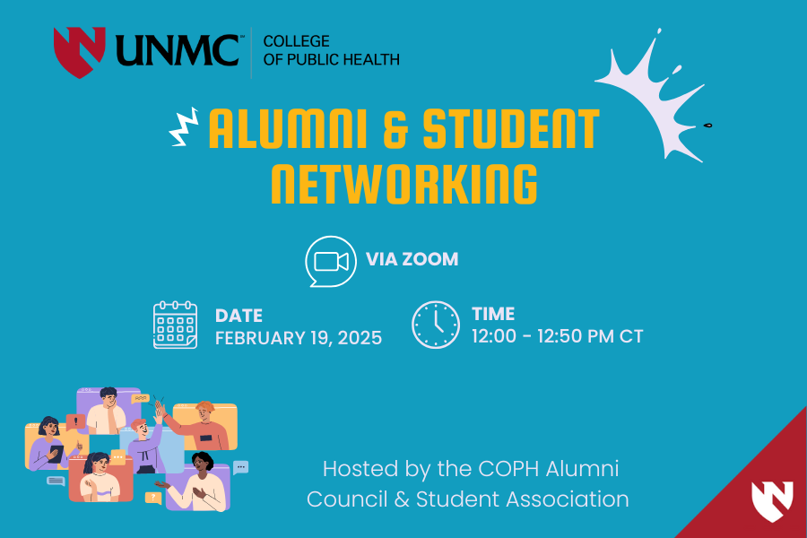 College of Public Health Alumni & Student Networking Graphic