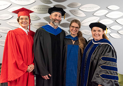 Dr. Laura Bilek, Dr. Ryan Splittgerber (co-chair), Dr. Ellie Miller, and Dr. Kendra Schmid.