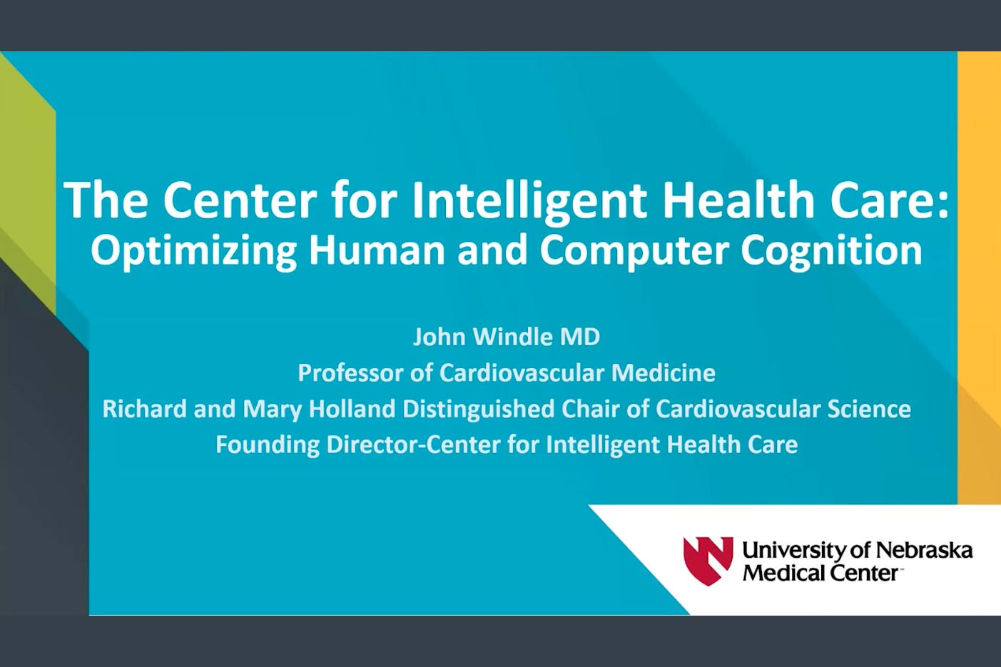 Friends of the Center for Intelligent Health Care