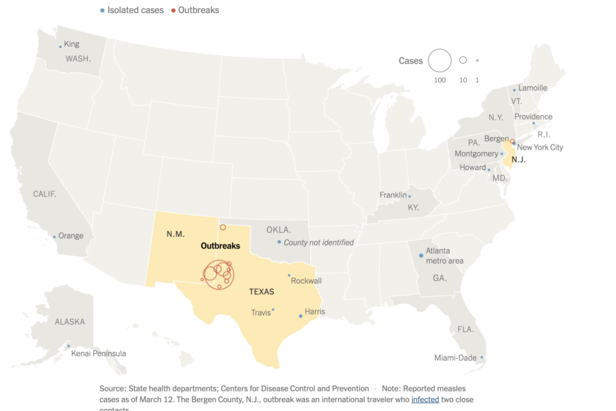 Measles map