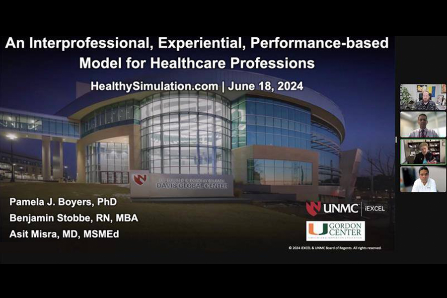 An Interprofessional, Experiential, Performance-based Model for Healthcare Professions