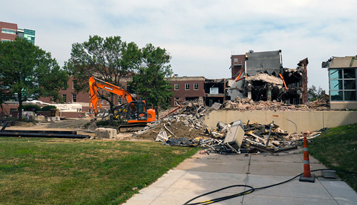 Swanson Hall demolition