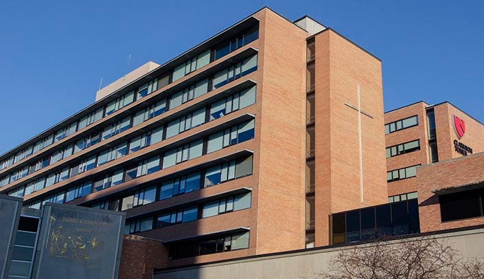 Crews will start repairing the concrete awnings on Clarkson Tower on March 4.