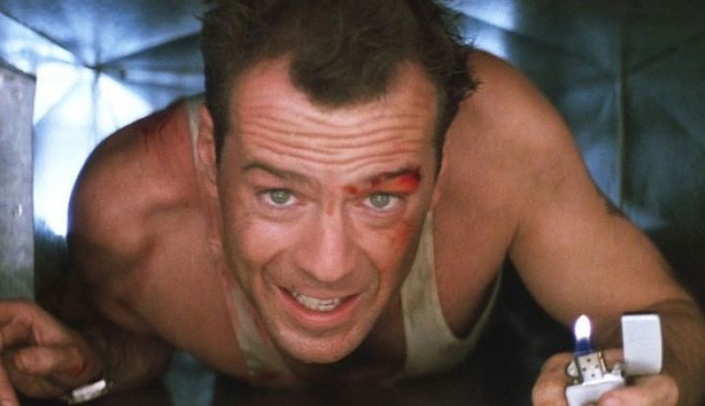 Bruce Willis in "Die Hard."