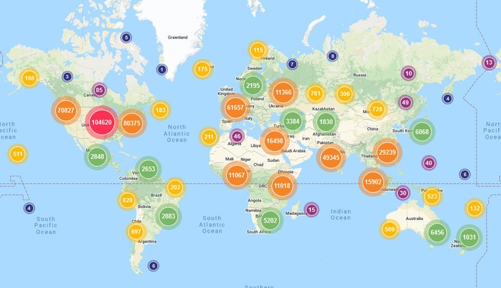 Digital Commons readership spans the globe.
