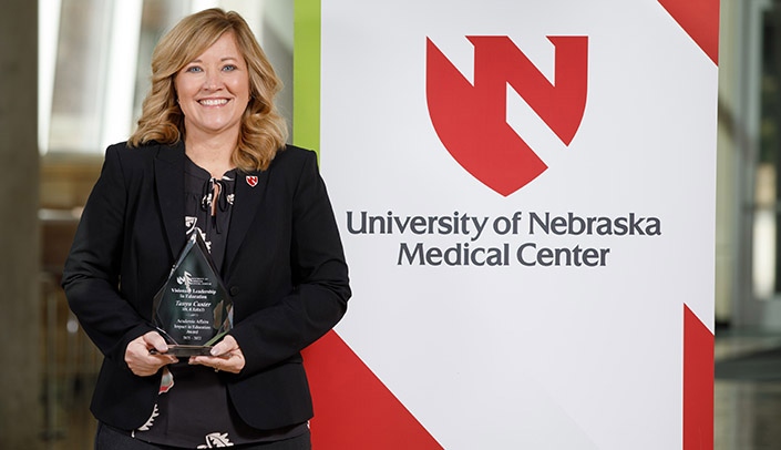 Tanya Custer, associate professor and director of distance education, UNMC Department of Allied Health Professions Education, Research & Practice