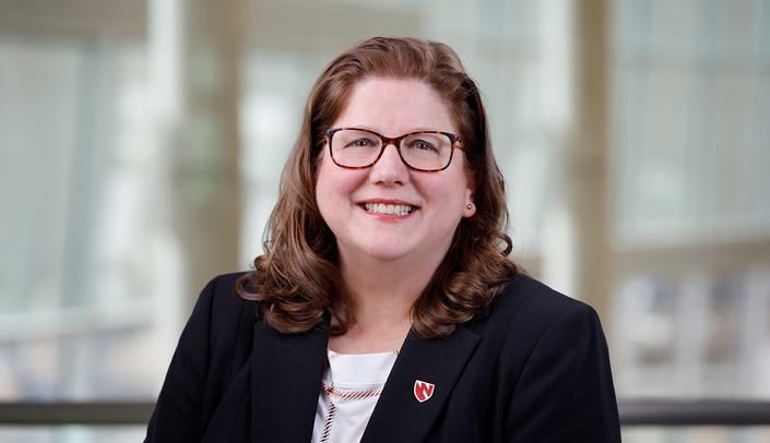 Susan Kraft Mann is interim vice chancellor for business, finance and business development and assistant vice chancellor and director of the office of budget and fiscal analysis at UNMC.