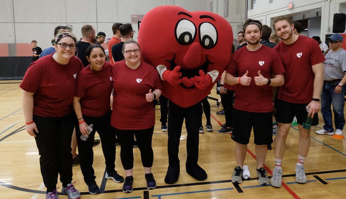 UNMC's dodgeball tournament benefits the American Heart Association.