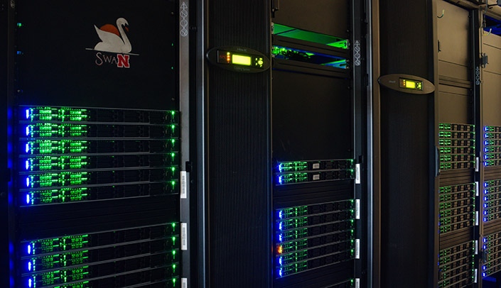 Swan, a new supercomputer at the University of Nebraska-Lincoln, provides cutting-edge resources at no cost to all researchers, instructors and students across the University of Nebraska system.