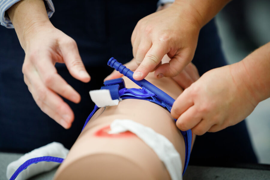 The med center&apos;s first Stop the Bleed training was held Aug&period; 29&period;