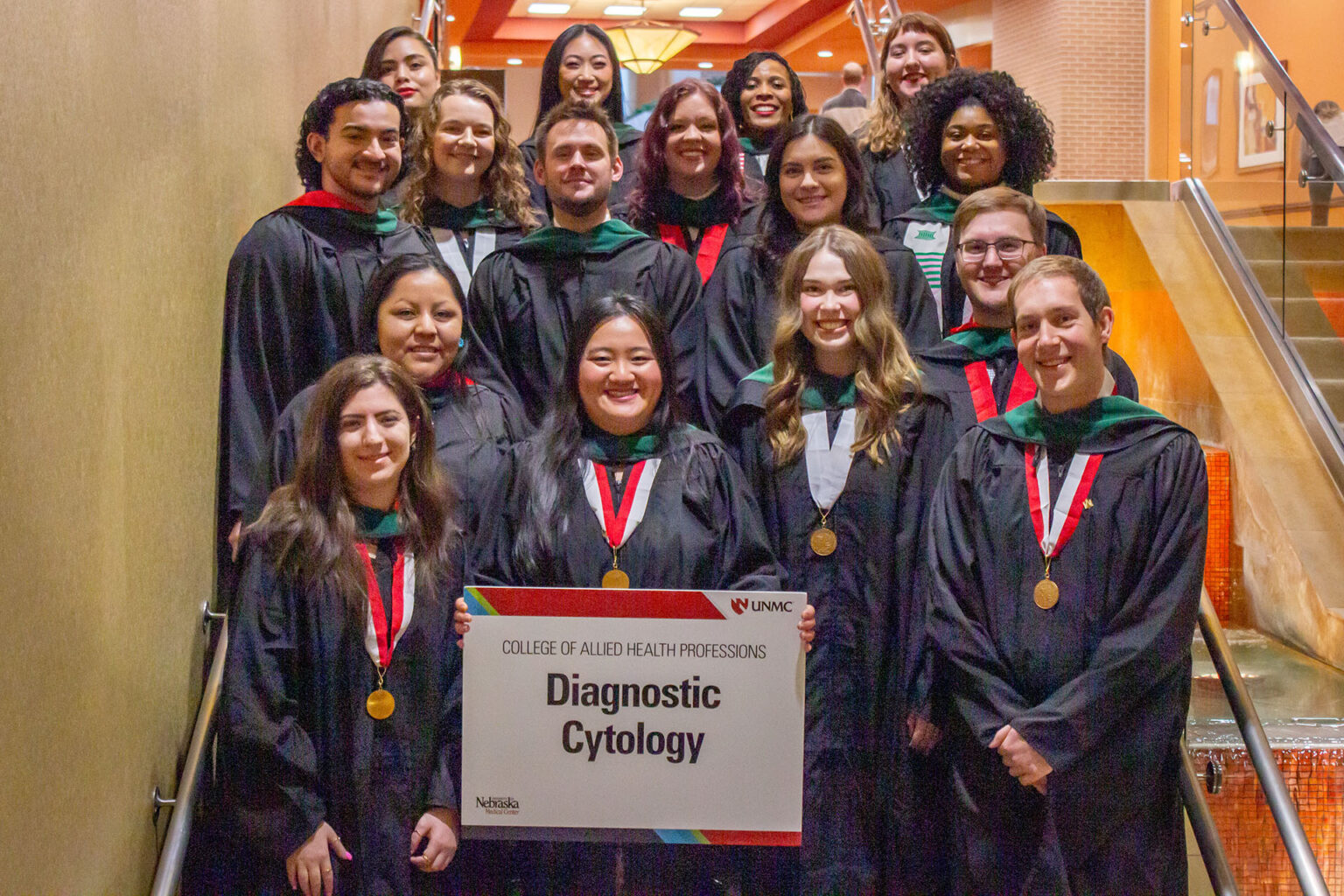 Distance diagnostic cytology grads gather to mark commencement