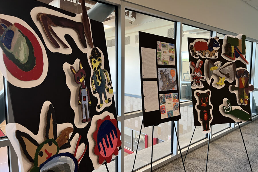 More than 160 pieces of art were showcased at the Munroe-Meyer Institute&period;
