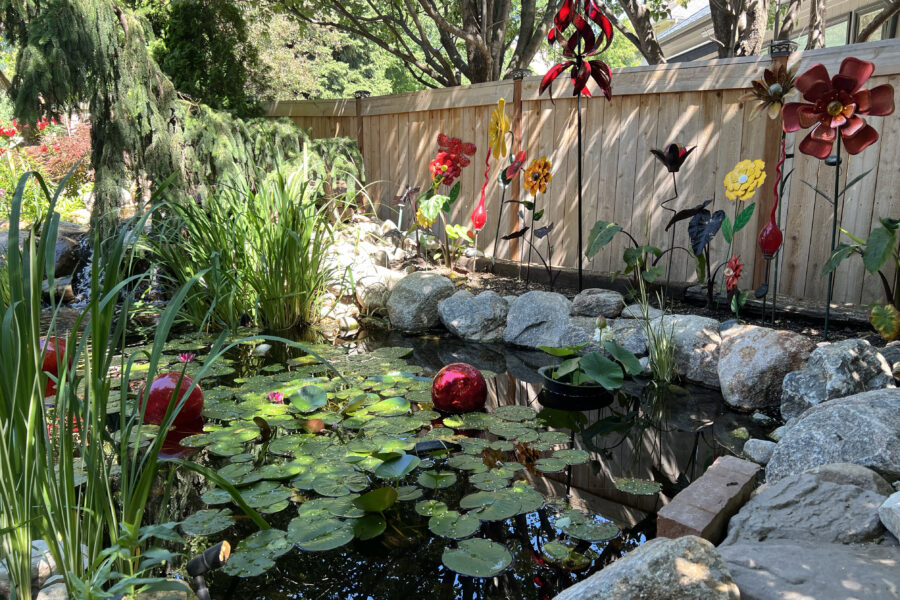 A garden on display at the Munroe-Meyer Guild&apos;s annual Garden Walk