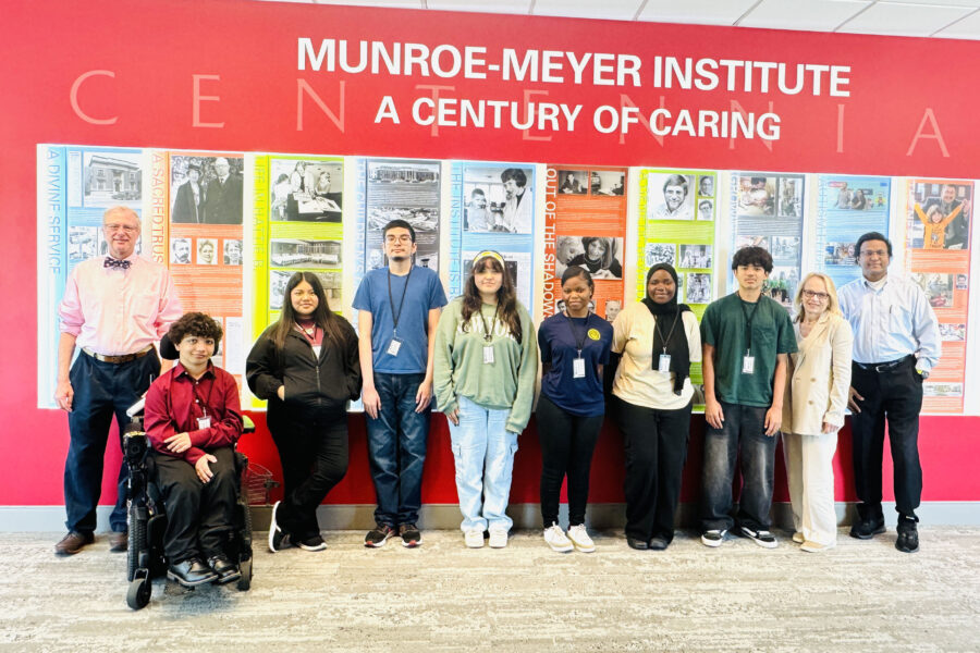 This year&apos;s group of students in the Career Exploration Camp pose for a photo at MMI&period;