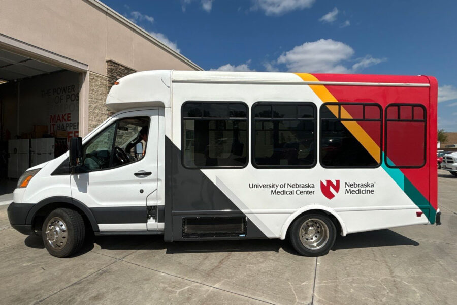 Image of the new campus shuttles