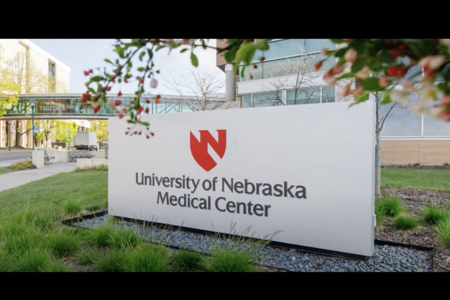 UNMC campus sign