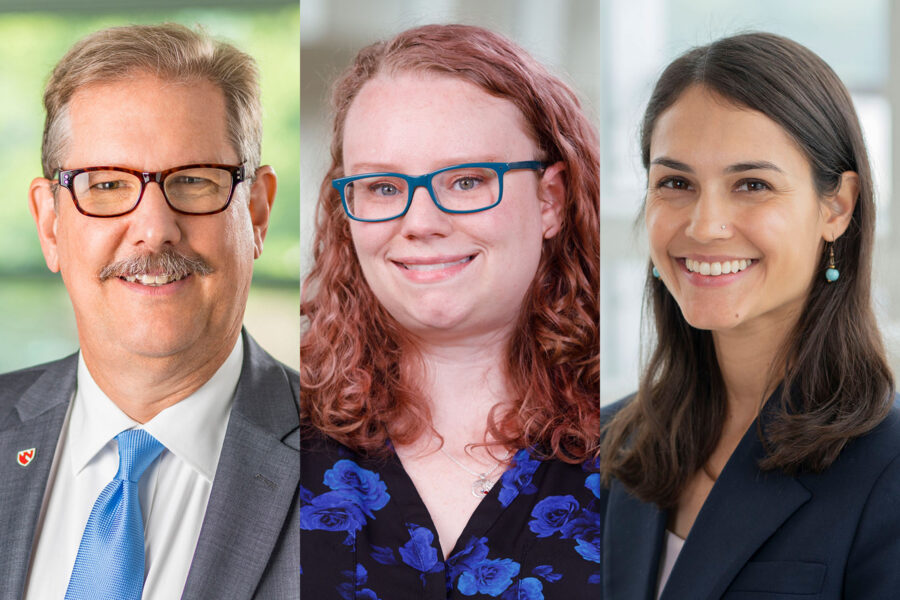 The UNMC Wellness Team – Steve Wengel&comma; MD&comma; Sarah Fischer&comma; PhD&comma; and Priya Gearin&comma; MD