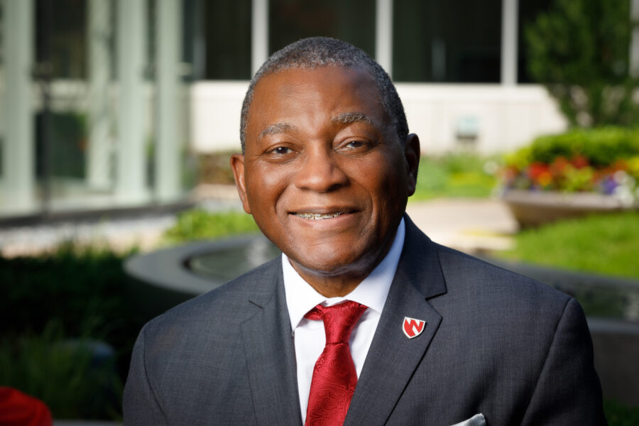 Interim Chancellor H&period; Dele Davies&comma; MD