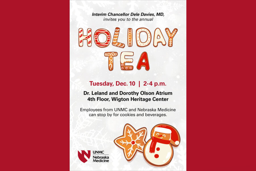 Chancellor’s Holiday Tea set for Dec. 10