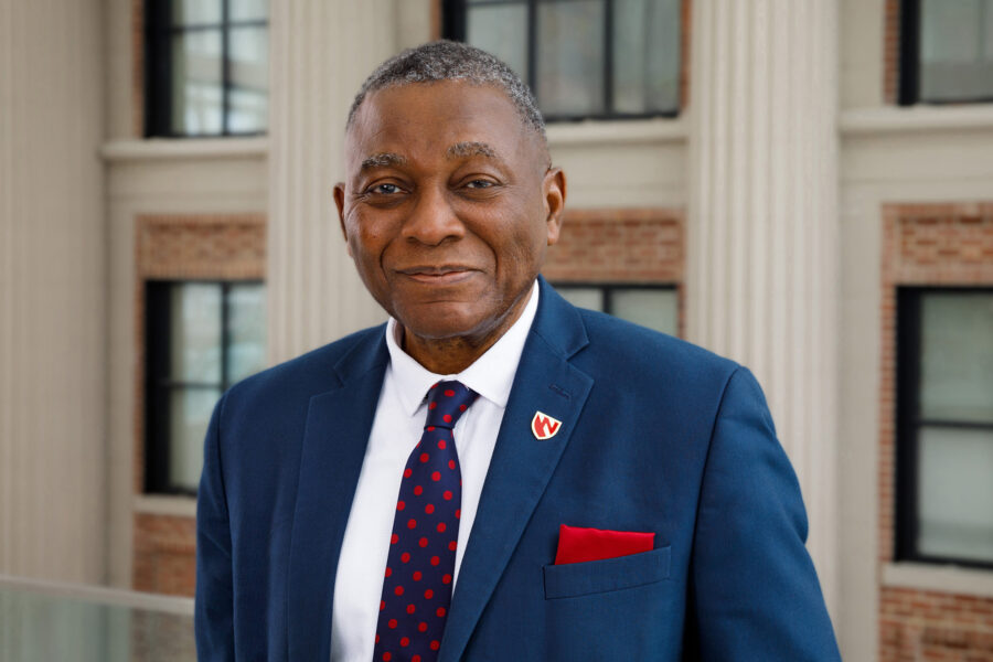 UNMC Interim Chancellor H&period; Dele Davies&comma; MD