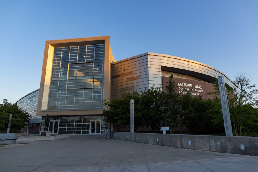 Mammel Hall&comma; home of the University of Nebraska at Omaha College of Business administration