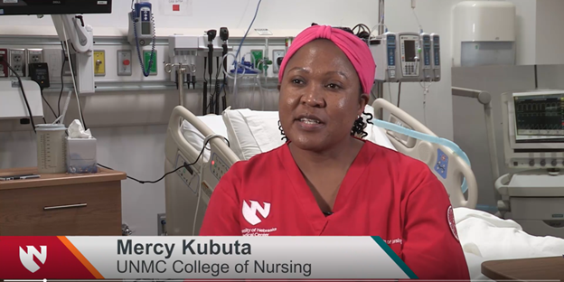 Mercy Kubuta wants to make patients feel better.