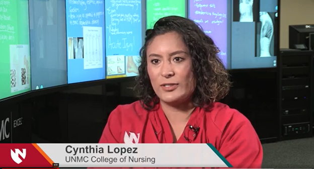 Cynthia Lopez credits the faculty with being great mentors for students.