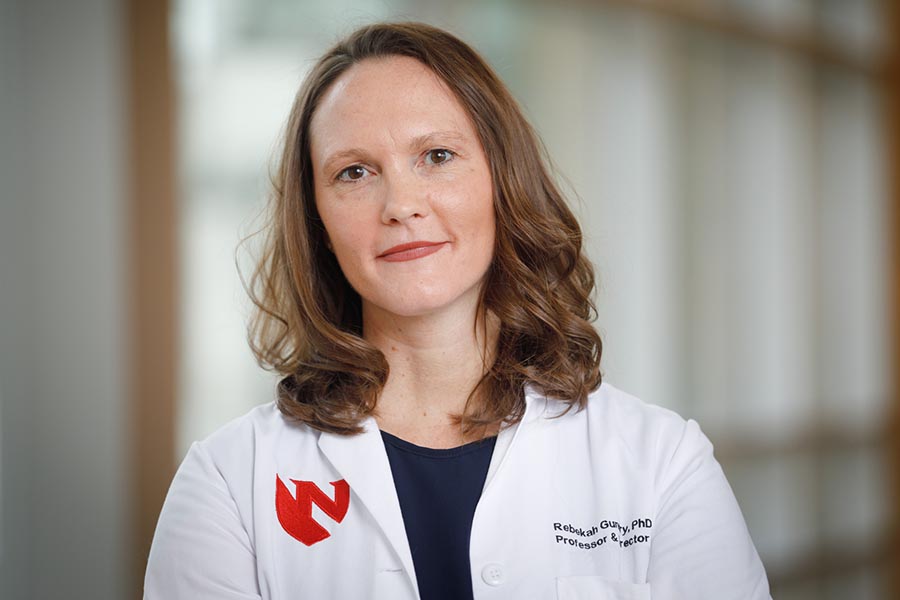 Rebekah Gundry, PhD, is chair of the UNMC Department of Cellular and Integrative Physiology