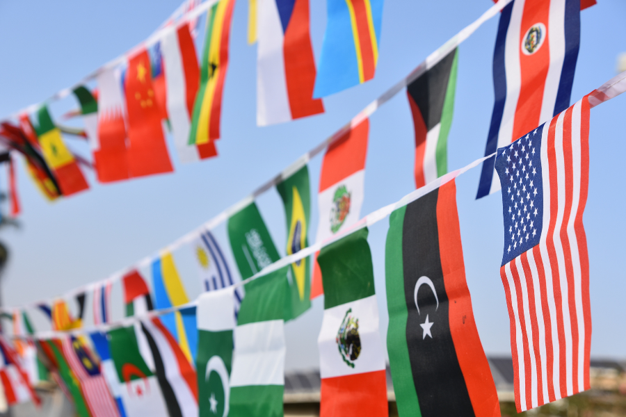 International flags