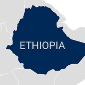 Ethiopia map.