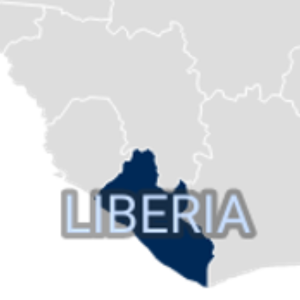 Liberia map.