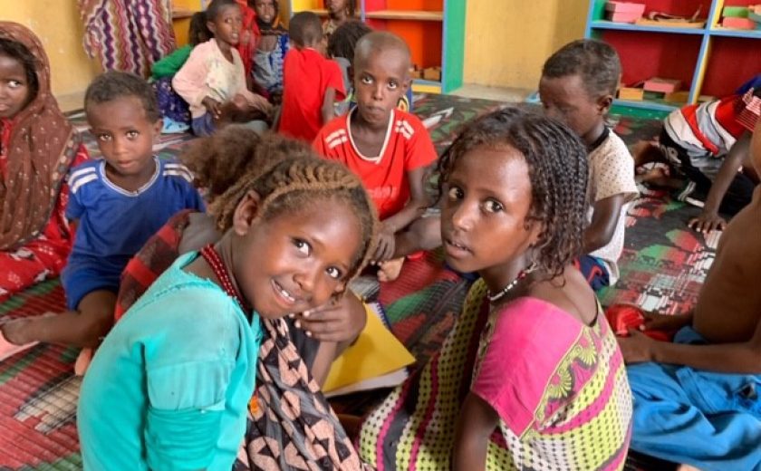 Group of children in Ethiopia. 