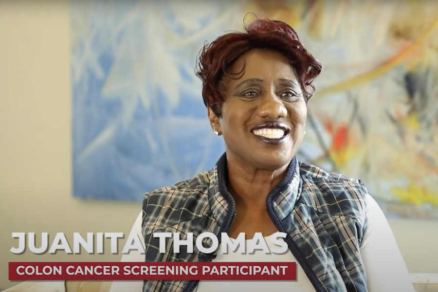 Juanita Thomas smiling. 