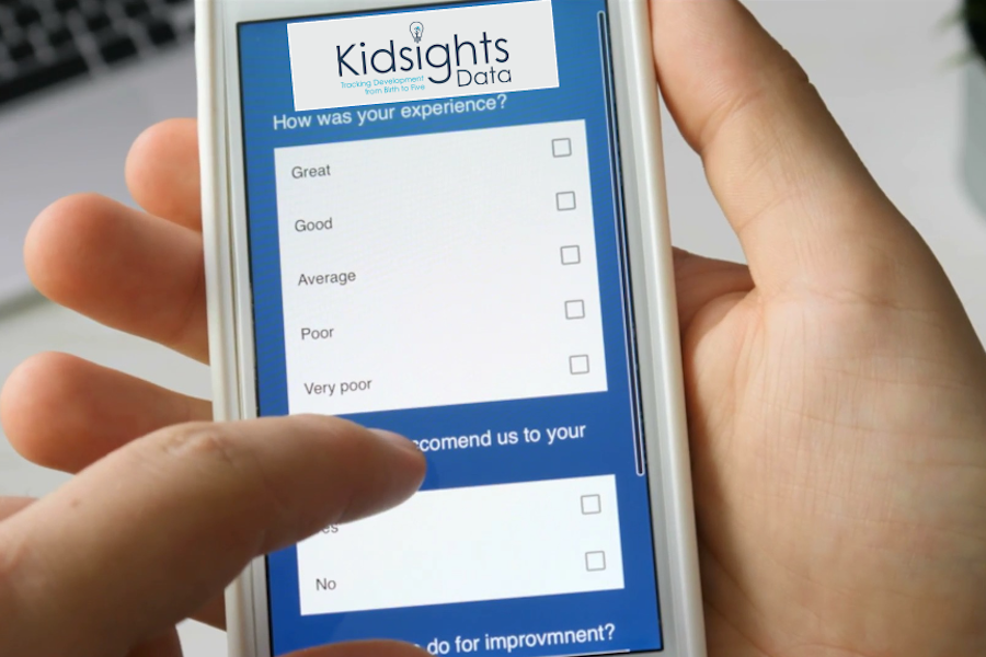 Image of the Kidsights Measurement Tool on a phone.