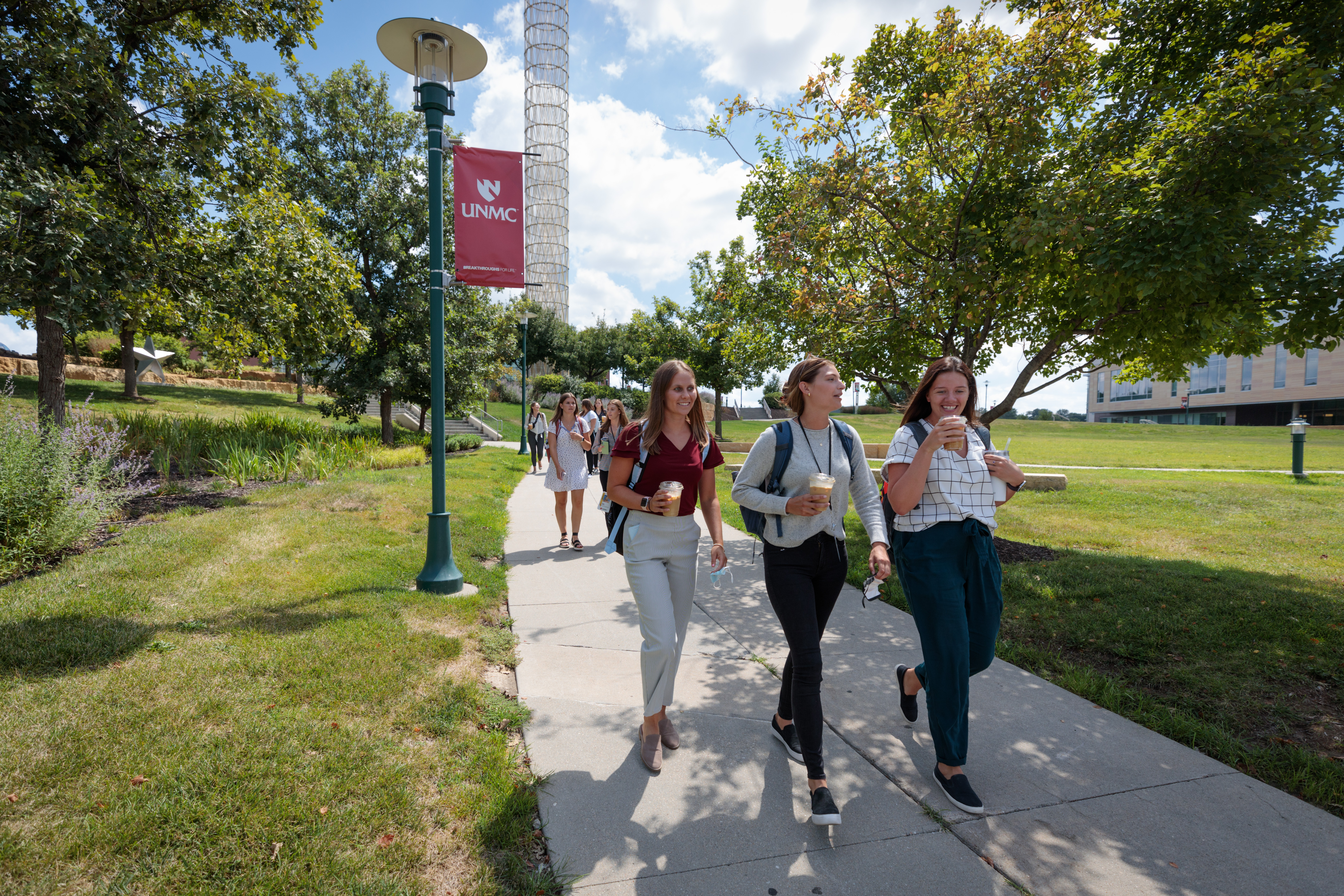 Three students attend UNMC's orientation 