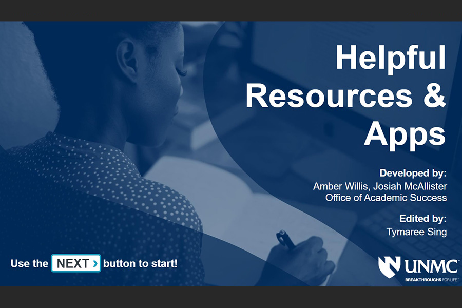 helpful resources and apps module developed by Amber Willis and Josiah McAllister