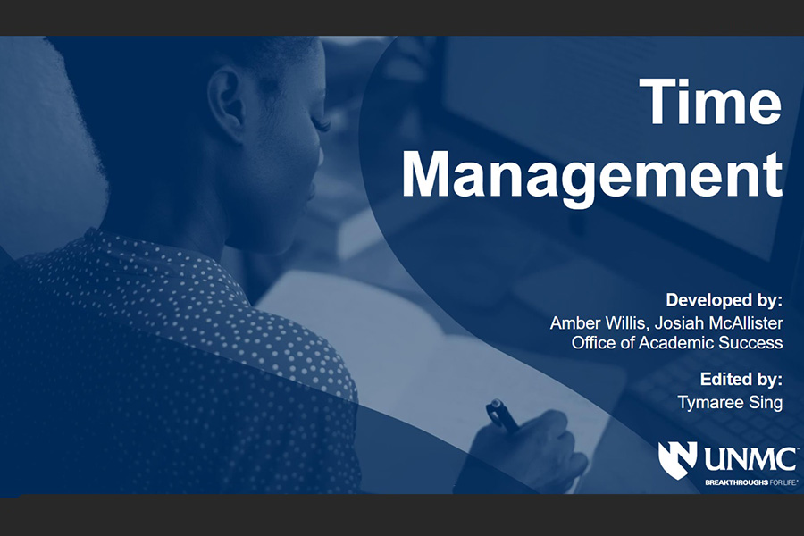 time management module developed by Amber Willis and Josiah McAllister